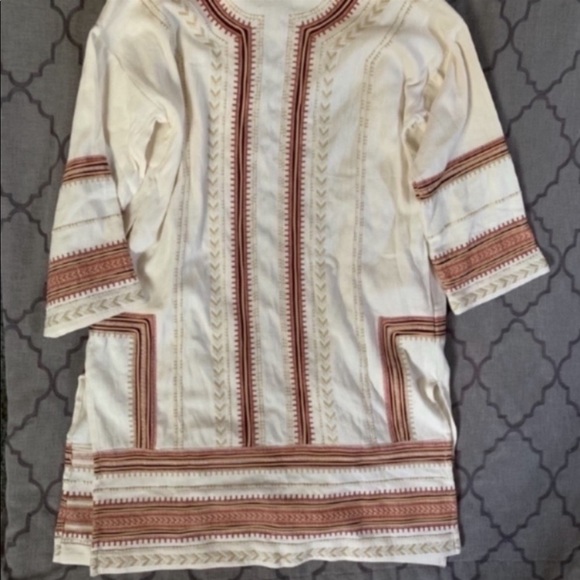 🌵NWT🌵Frye Boho Chic Embroidered Open Front Duster Jacket - Picture 8 of 16